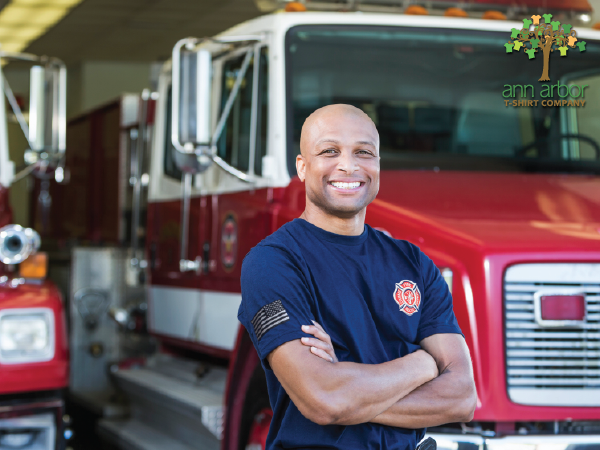 Firefighter Maltese Cross | Fire Fighter Rescue Courage Honor Red Line T-Shirt