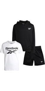 Boys'' Active Shorts Set - 3 Piece Sweatshirt Set