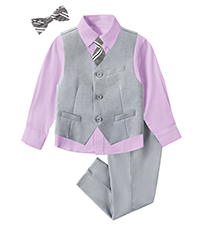 big boys suit set,suit for boys,gray boy suit,boys dress shirts pants