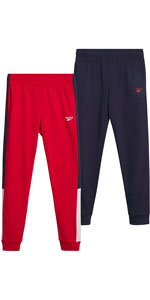 Reebok Boys'' Active Joggers - 2 Pack