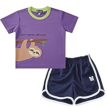 violet shirt and shorts set for girl boy