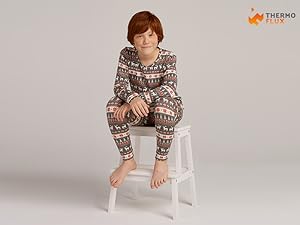 ropa termica para niño camiseta manga larga ligero thermoflux 100 malla pantalon interior b03 boy