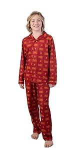 Ultra Game NCAA Boys 2 Piece T-Shirt & Lounge Pants Pajama Set