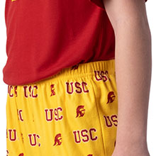 Ultra Game NCAA Boy’s 2 Piece Pjs Lounge Pants & Tee Set