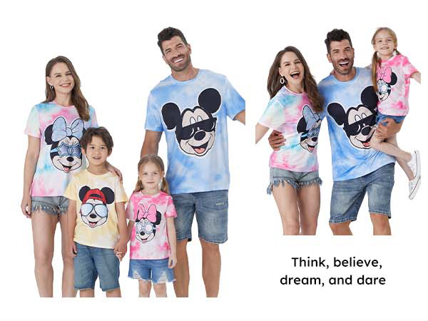 Disney Mickey and Friends Family Matching Classic T-Shirt Personalized Family Outfit