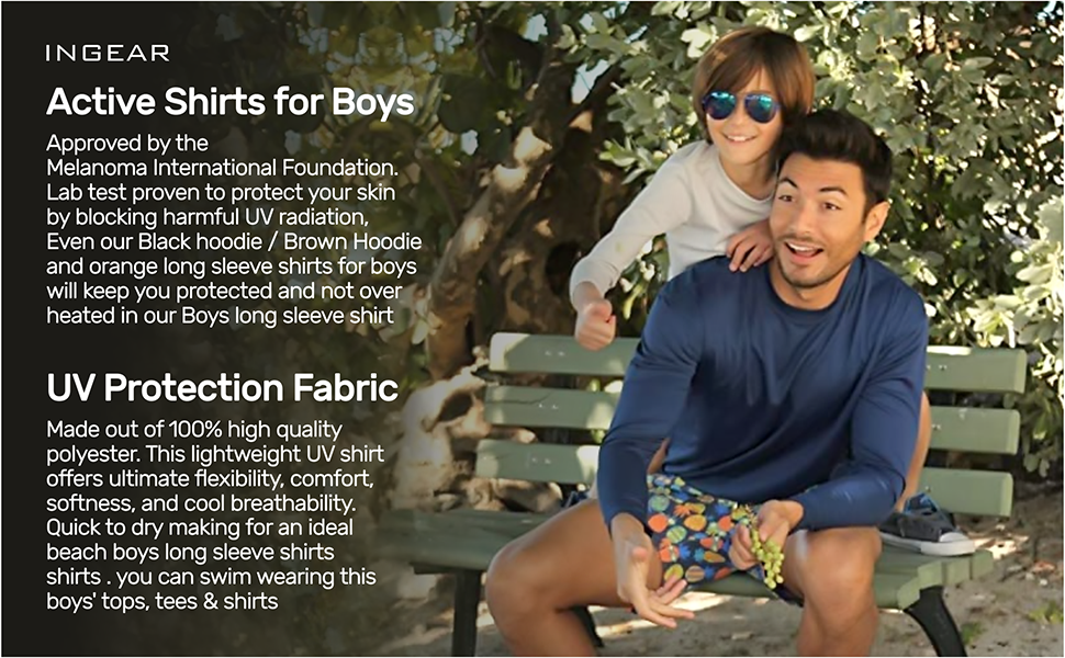 boys upf 50 long sleeve shirt boys white swim shirt boys  boys sun shirts uv protection Boys UPF 50+