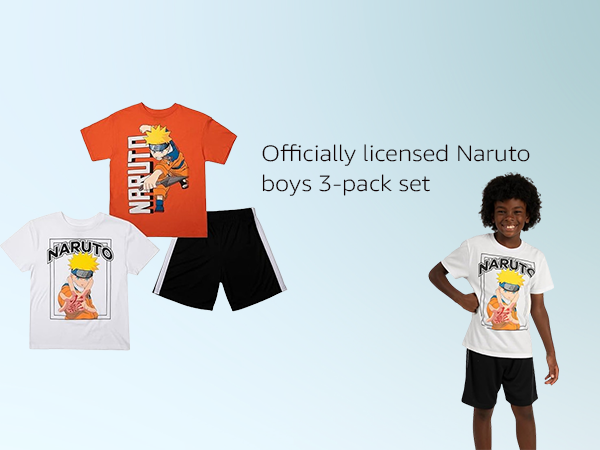 Bioworld Naruto Boys 3-Pack Set