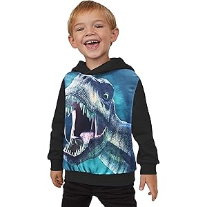 Boys Dinosaur Sweatshirts Black