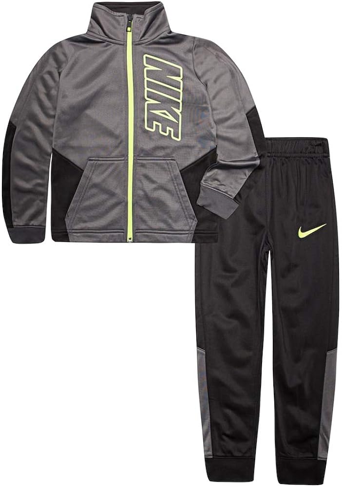 Nike boys Full-Zip Hoodie and Joggers Pants Two-Piece Track Set