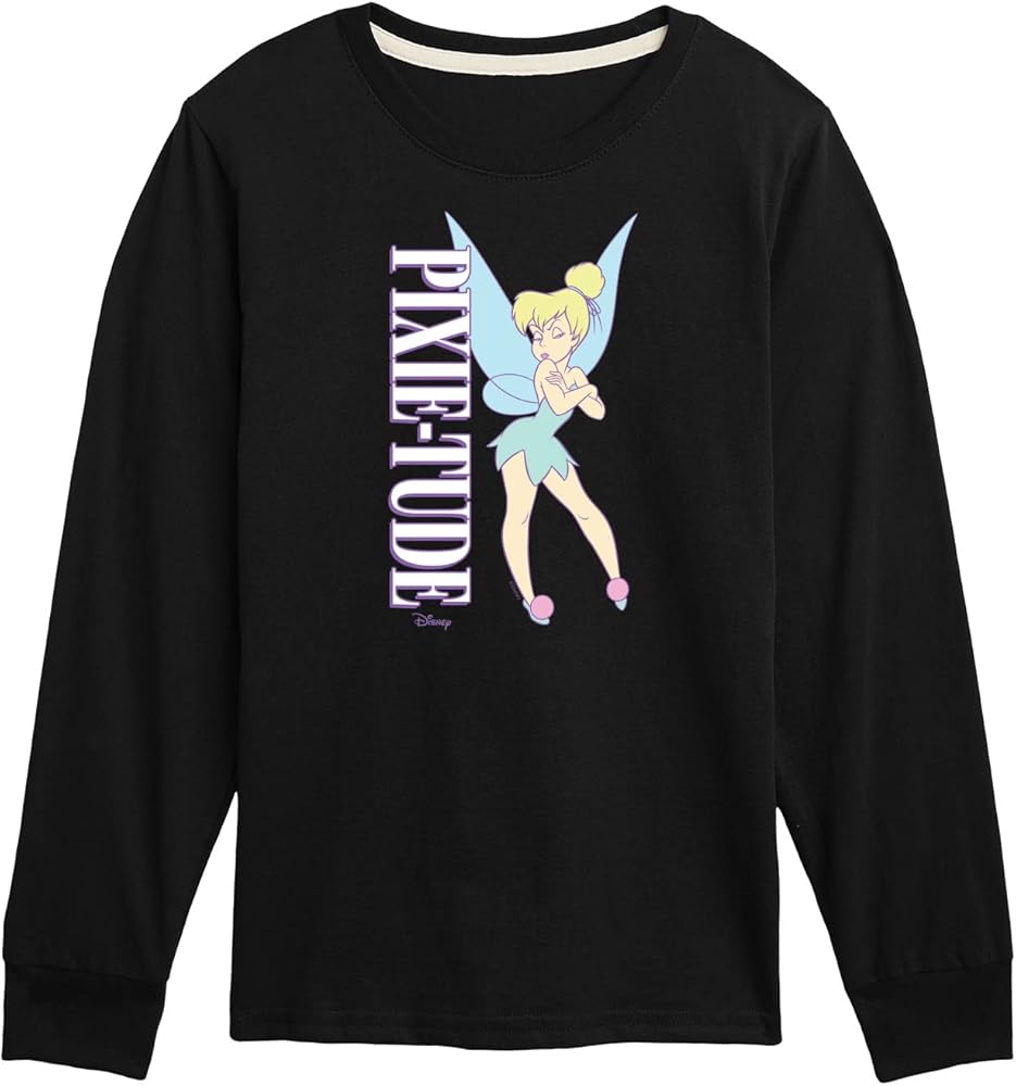 Disney Tinker Bell - Pixie - Toddler and Youth Long Sleeve Graphic T-Shirt