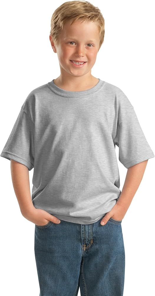 Gildan Heavy Cotton Youth 5.3 oz. T-Shirt (G500B) ASH GREY