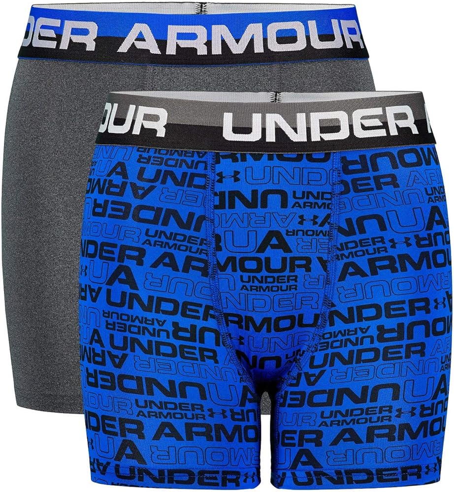 Under Armour Boys' Big Performance Boxer Briefs, Lightweight & Smooth Stretch Fit