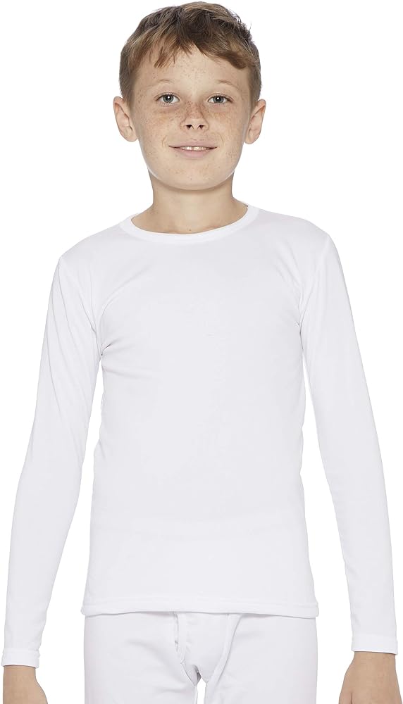 Rocky Boy's Thermal Tops Long Johns Fleece Lined Base Layer Shirt, Insulated for Outdoor Ski Warmth/Extreme Cold Pajamas