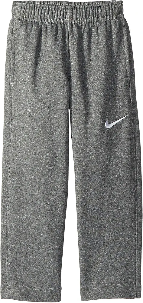 Nike Kids Baby Boy's Therma KO Fleece Pants (Toddler) Dark Grey Heather 2T Toddler