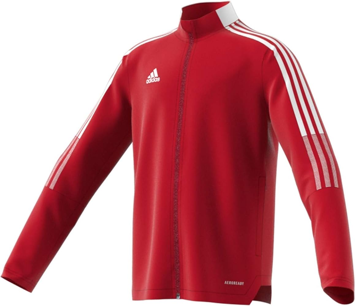 adidas Tiro 21 Track Jacket - Kid's Soccer S Team Power Red