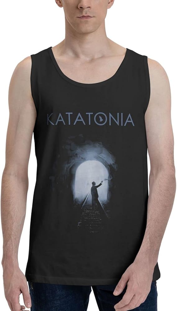 Katatonia Band Tank Top T Shirt Boy's Summer Sleeveles Shirts Fashion Exercise Vest Black