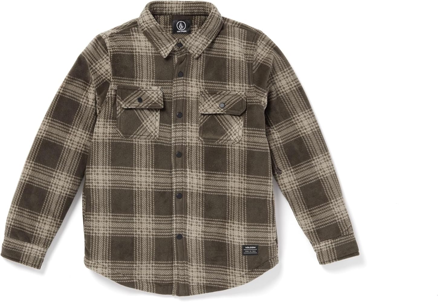 Volcom Big Boys Bowered Fleece Long Sleeve Shirt