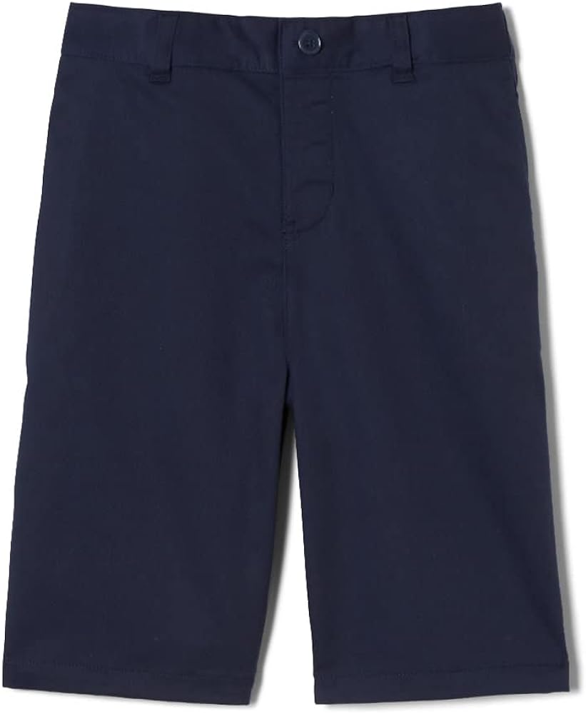 French Toast Boys' Adaptive Bermuda Shorts with Hook and Loop Closure