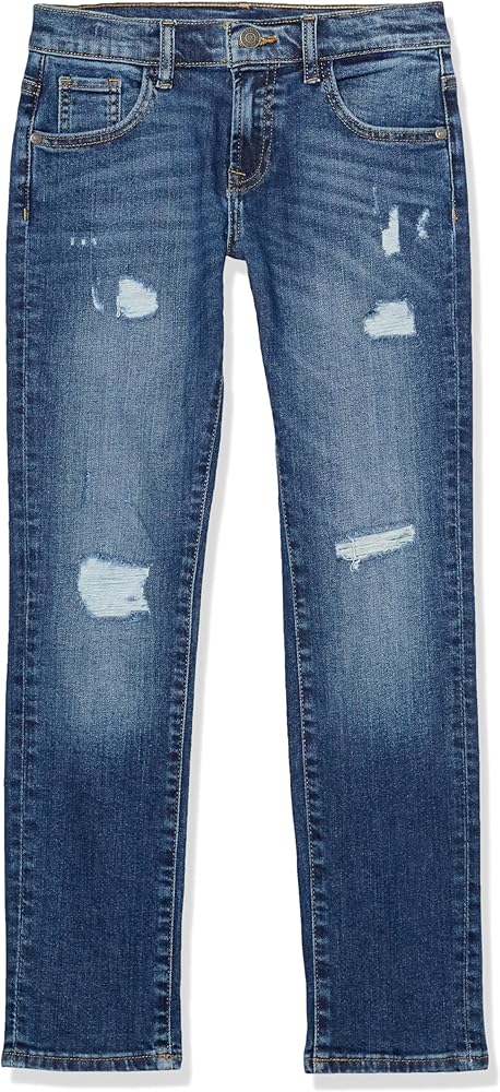 GUESS Boys' Eco Stretch 5 Pocket Slim Fit Jeans