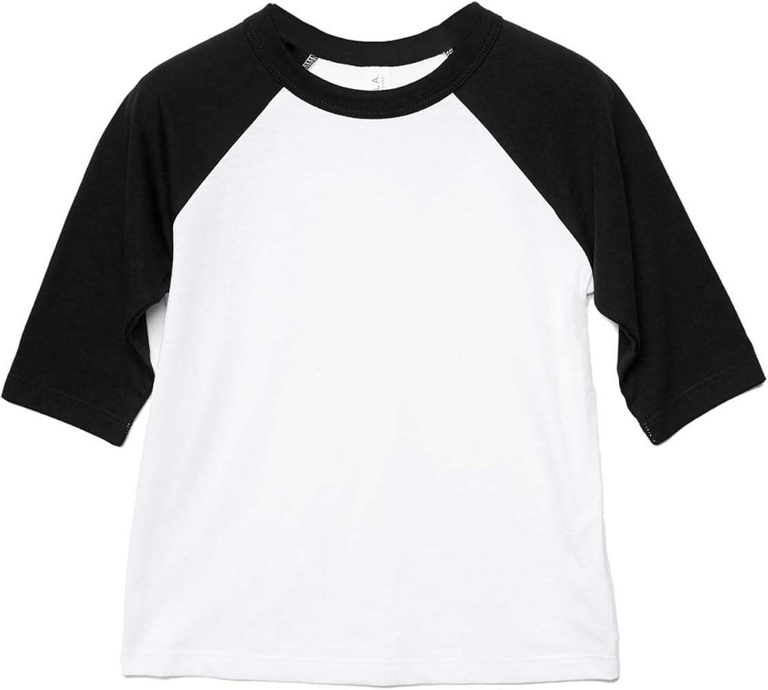 Bella + Canvas 3/4-Sleeve Baseball T-Shirt (3200Y)