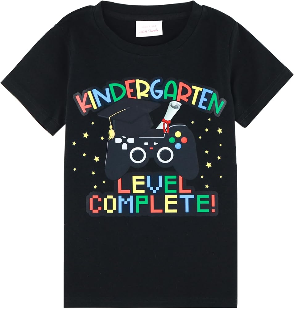 Kindergarten Graduation Shirt Kids Kindergarten Graduation Gifts for Boys T-Shirt Top