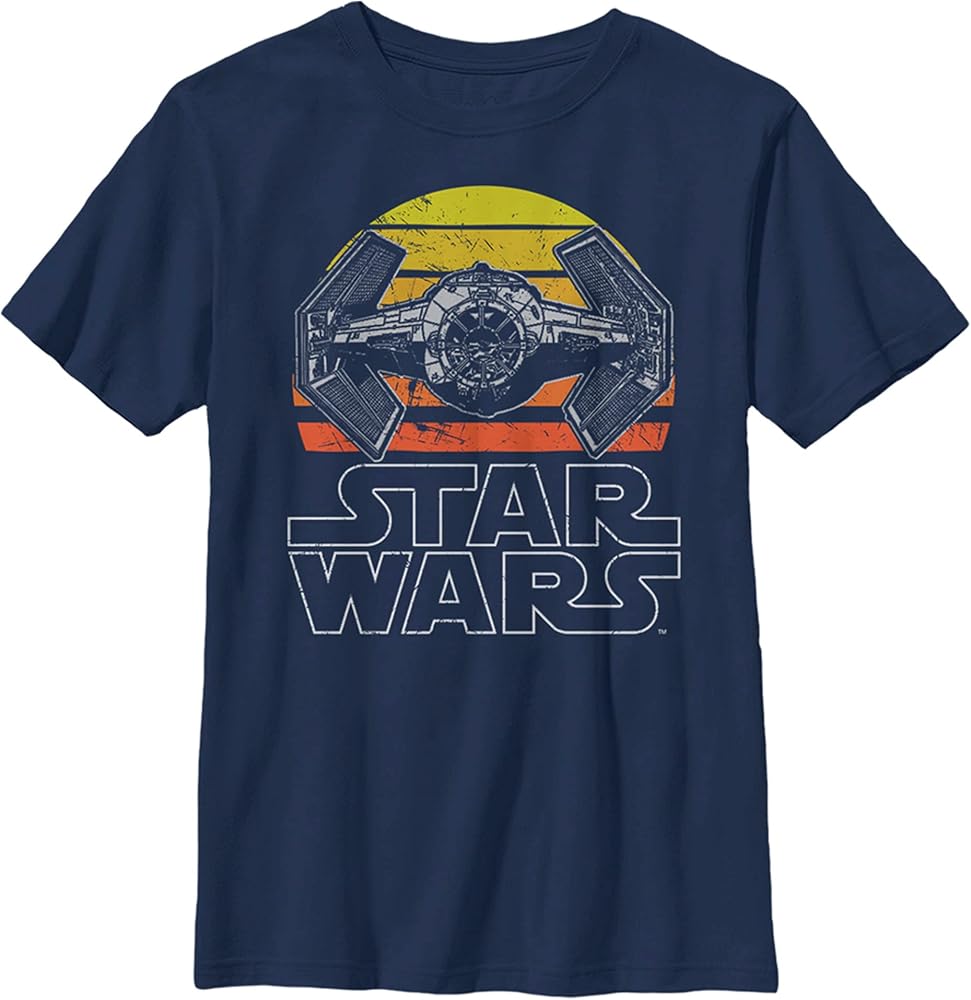 STAR WARS Boy's TIE Fighter Retro T-Shirt