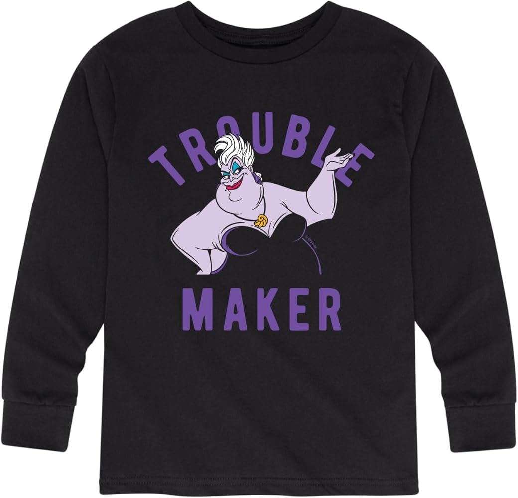 Disney Villains - Trouble Maker - Toddler and Youth Long Sleeve Graphic T-Shirt