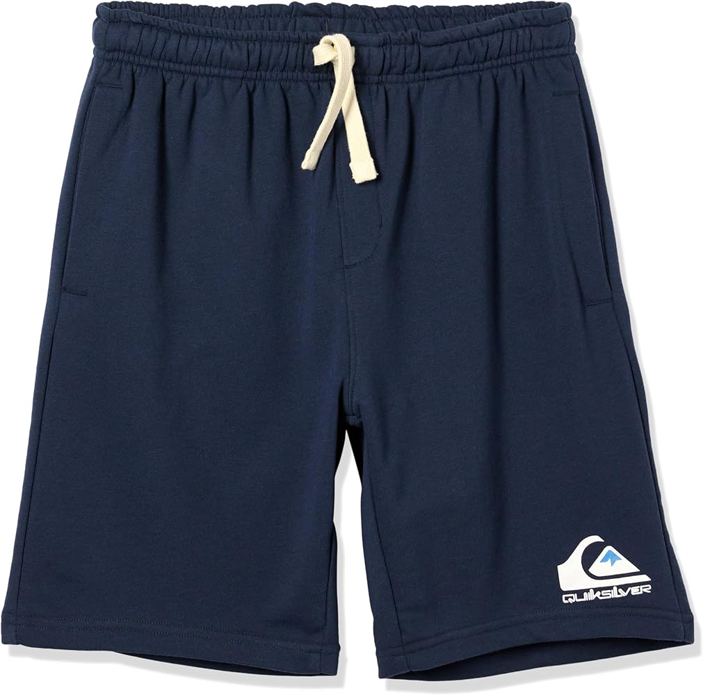 Quiksilver Boy's Easy Day Youth Elatic Waist Fleece Short