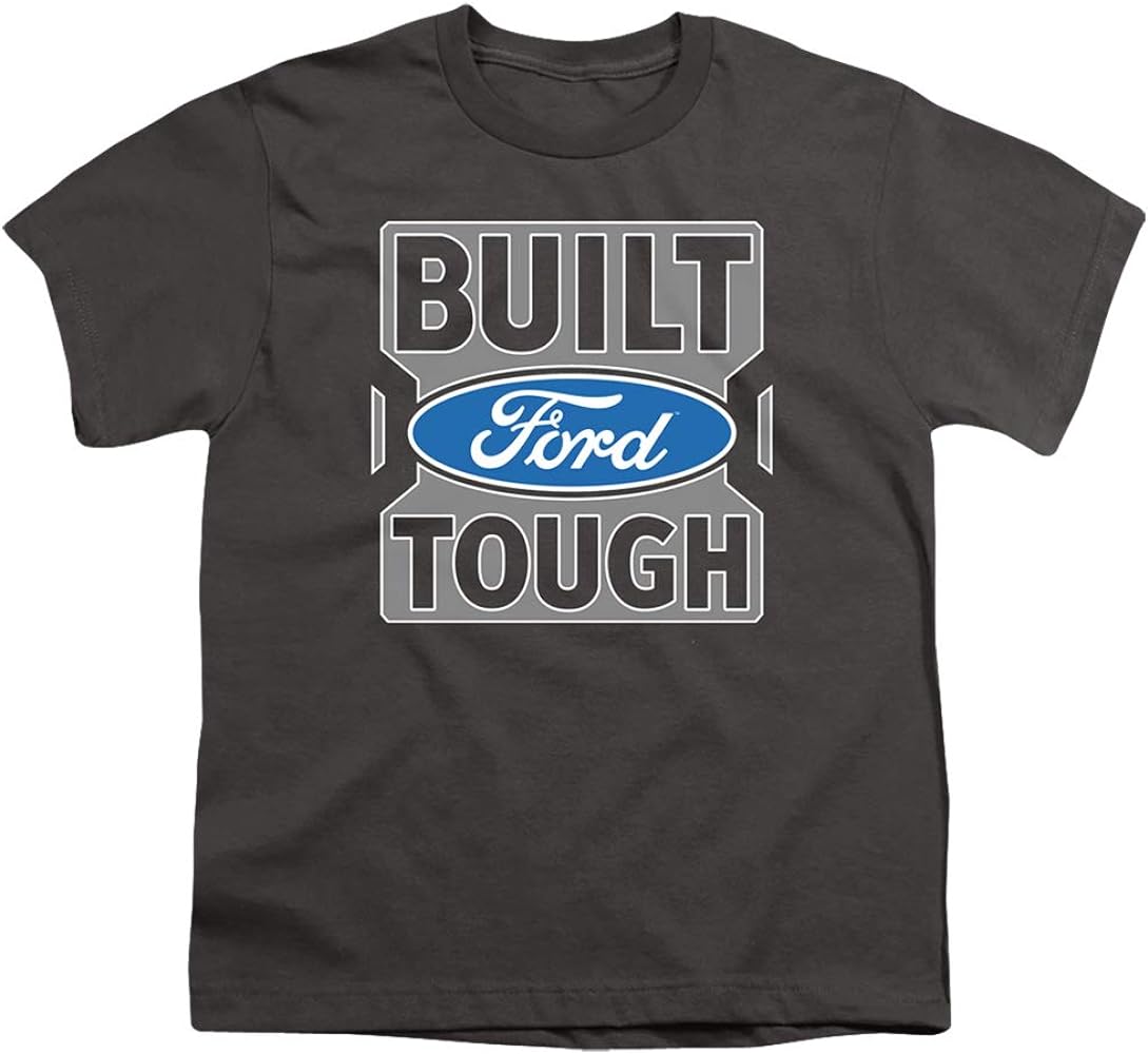 Ford Trucks Built Ford Tough Unisex Youth Juvenile T-Shirt for Girls and Boys