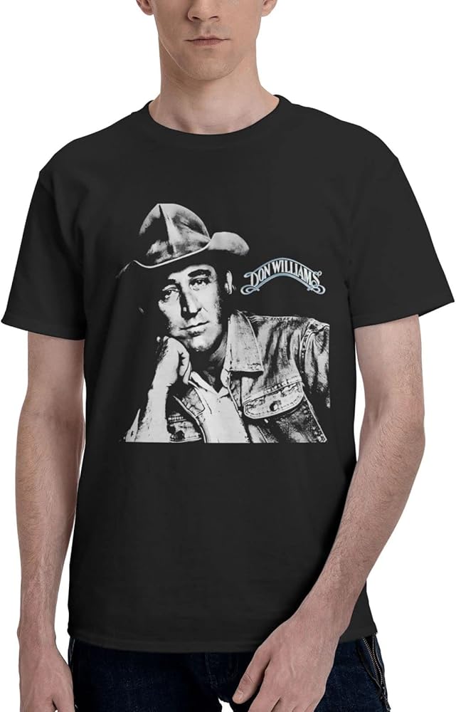 Band T Shirt Don Williams Mens Summer O-Neck Tee Short Sleeve Tops