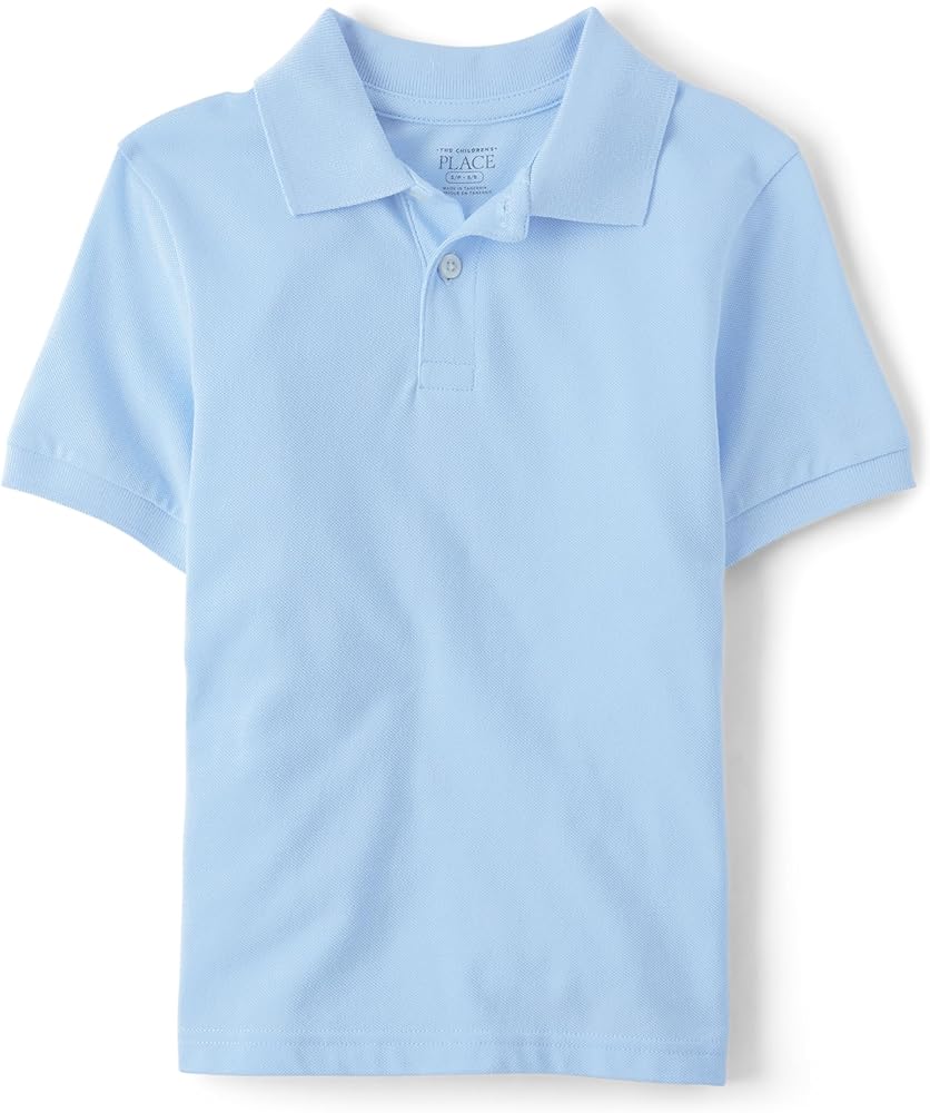 The Children's Place boys Uniform Short Sleeve Pique Polo