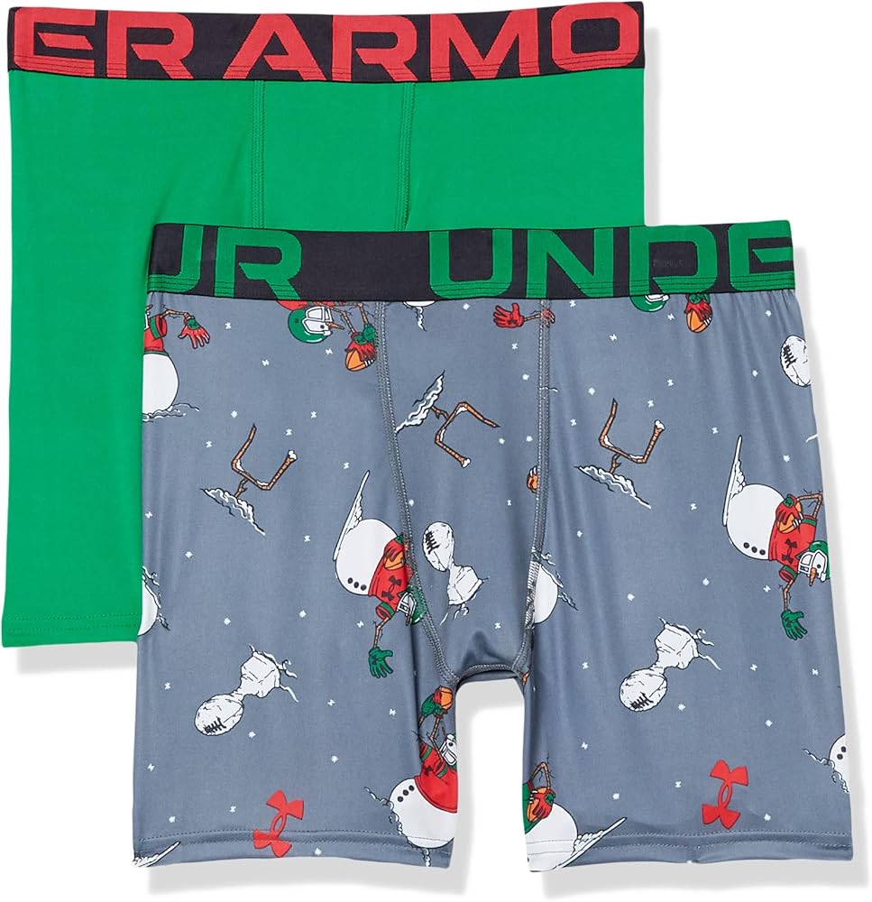 Under Armour Boy's Sticker Pop 2-Pack Boxer Set (Big Kids)