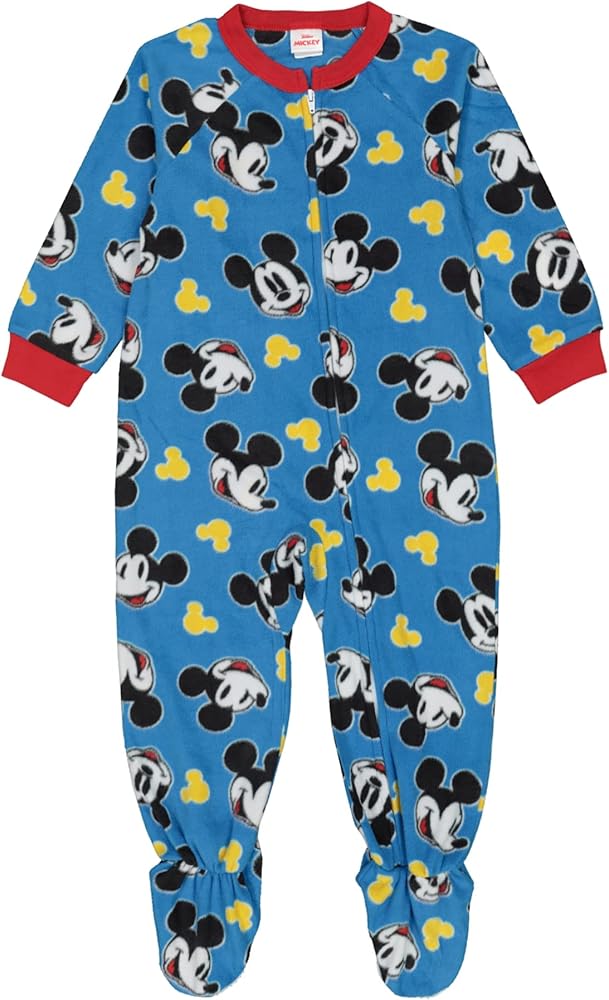 Disney Boys' Mickey Mouse Footed Blanket Sleeper