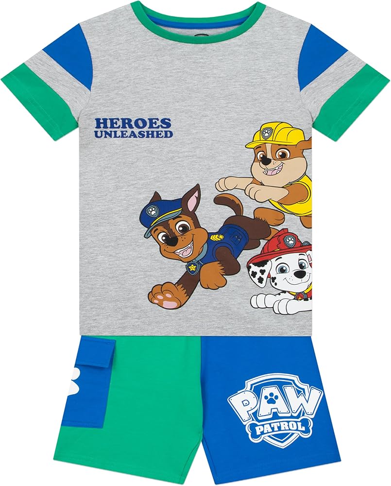 Paw Patrol Outfit | Boys Short And Tshirt Set | Boys Clothing Sets