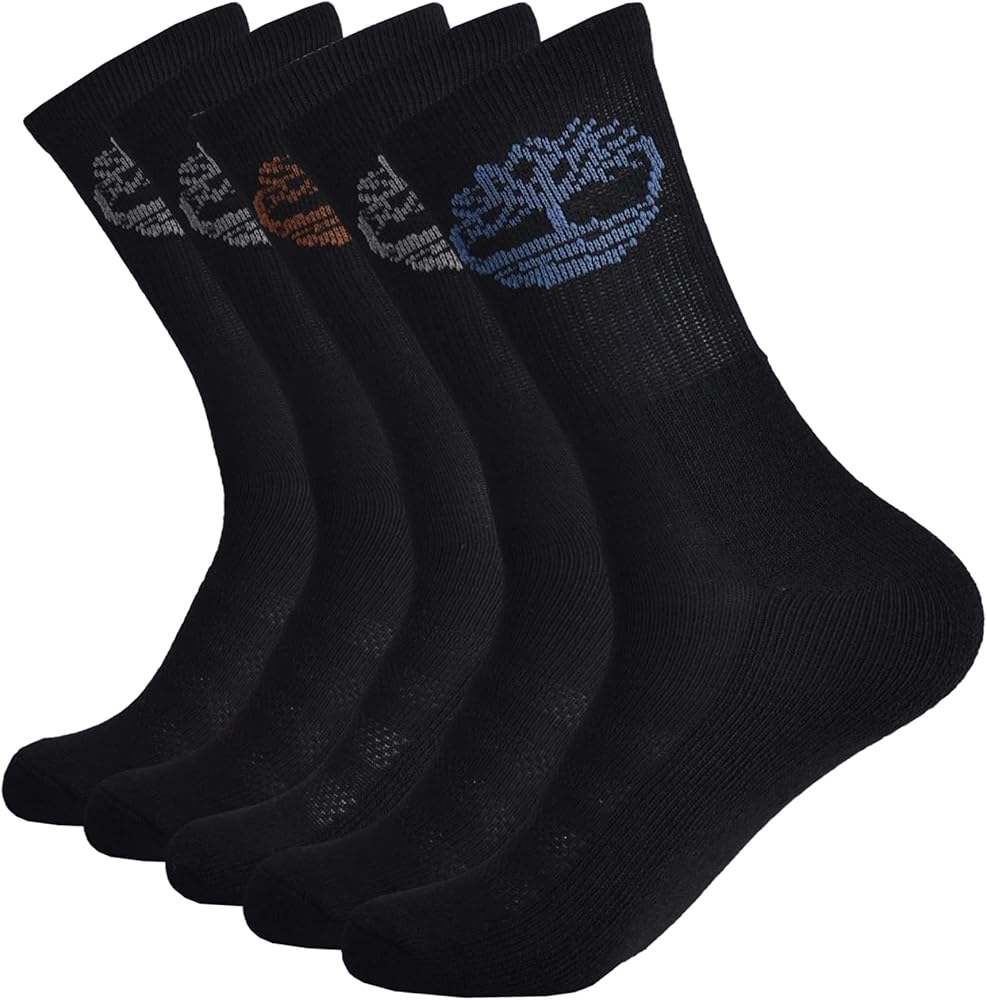 Timberland Boys 5Pack Sport Crew Socks