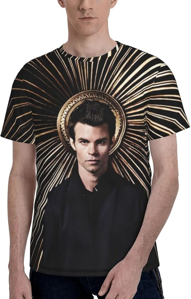 Daniel Gillies T Shirt Boys Summer Comfortable Fit Soft Short Sleeve Crew Neck Basic Tee Tops