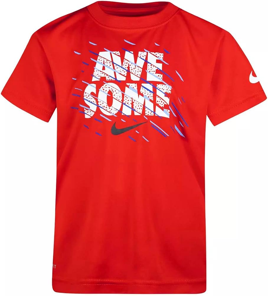 Nike Little Boys Dri-Fit Logos Active Tee