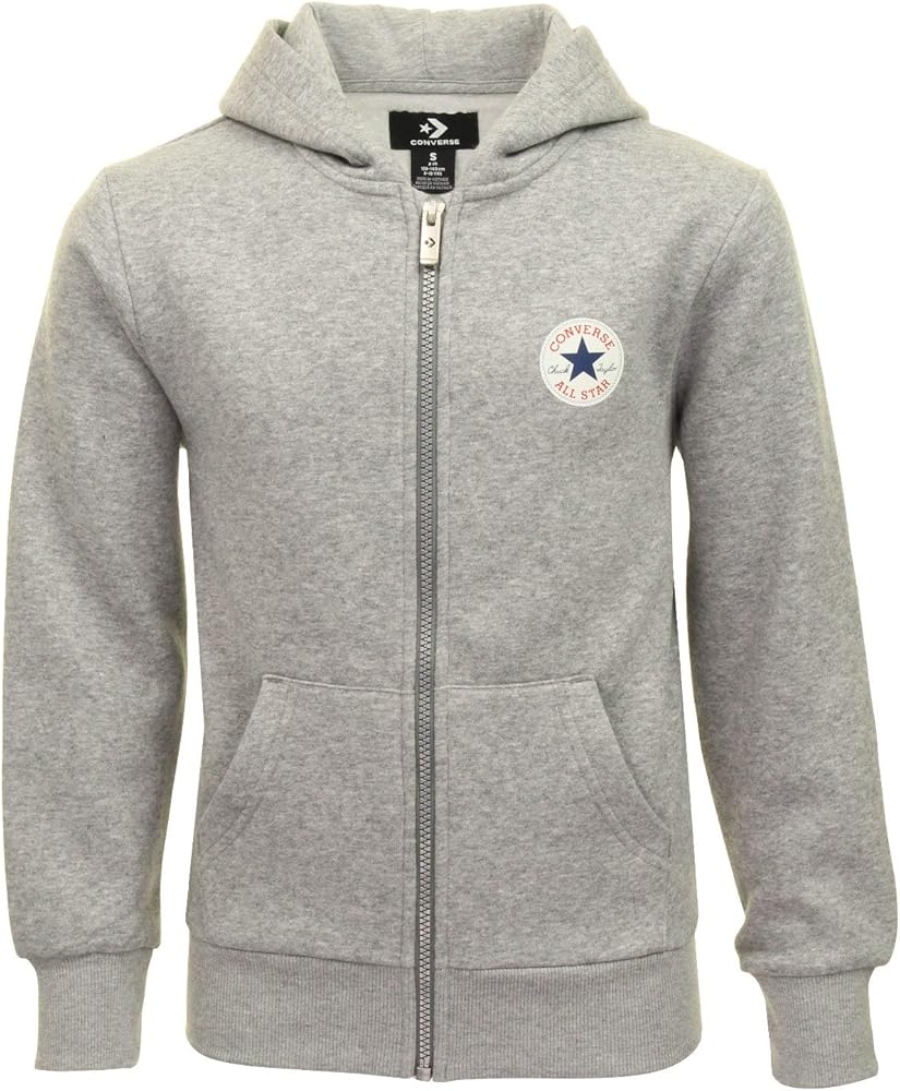 Converse Boy's Fleece Full Zip Hoodie (Big Kids)