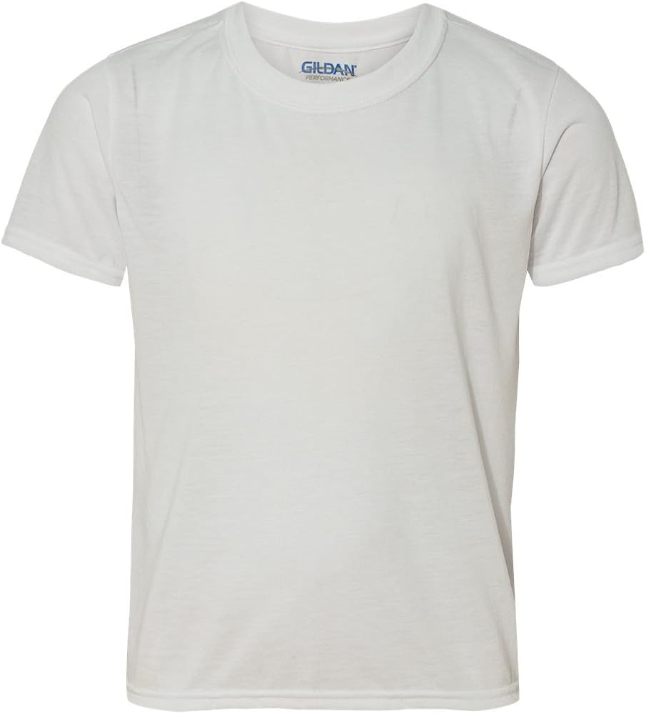 Gildan Performance Youth 4.5 oz. T-Shirt (G420B) WHITE