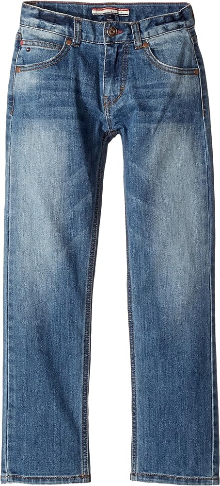 Tommy Hilfiger Boy's Revolution Slim Straight Leg Stretch Jean