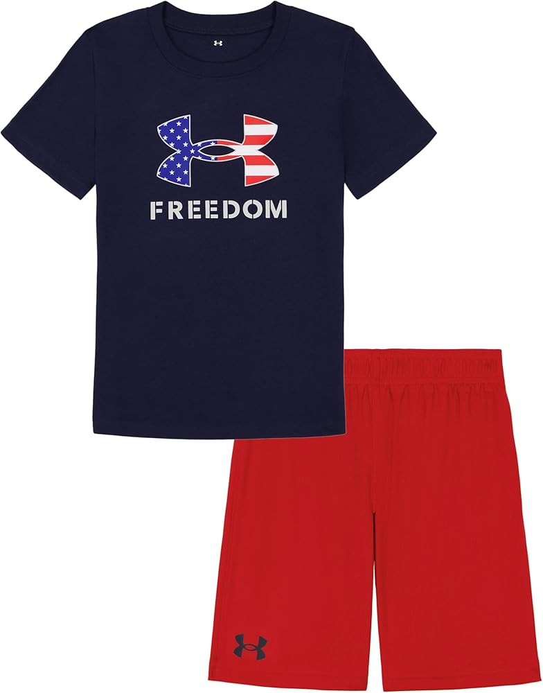 Under Armour UA FREEDOM FLAG LOGO SET, NAVY FREEDOM FLAG, 4