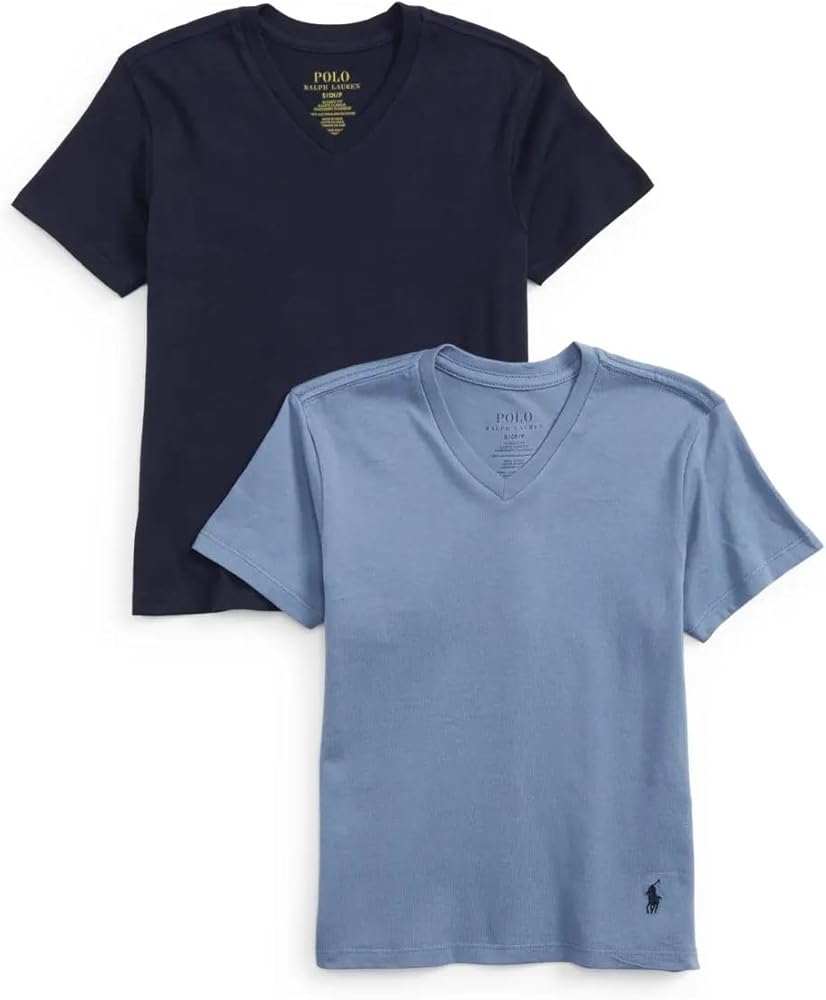 Polo Ralph Lauren Boys V Neck Tee 2 Pack