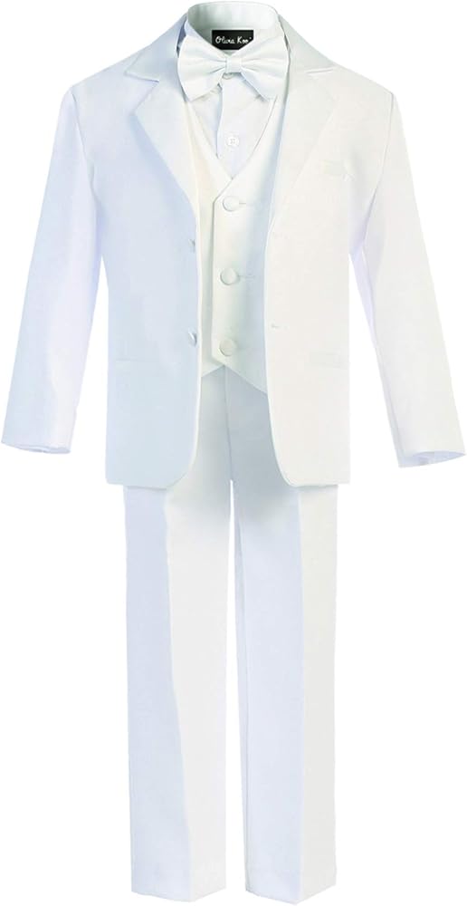 Boy's Classic Tuxedo Suit with No Tail