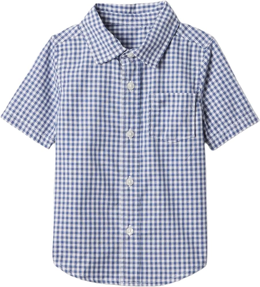 GAP Boys' Short Sleeve Poplin Shirt