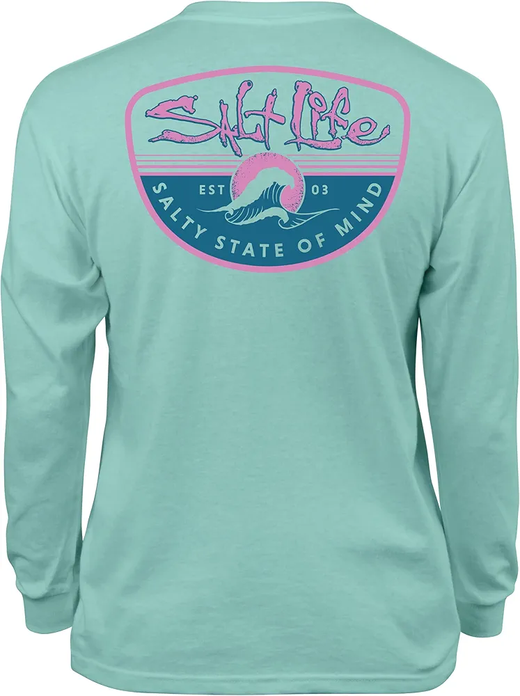 Salt Life Boys' Morning Wave Youth Long Sleeve Tee