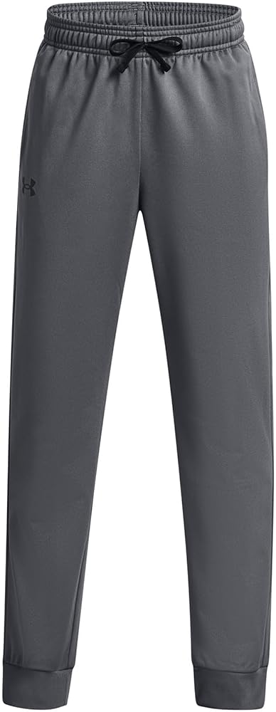 Under Armour Boys Brawler 2.0 Tapered Pants, (012) Pitch Gray / / Black, X-Large Plus