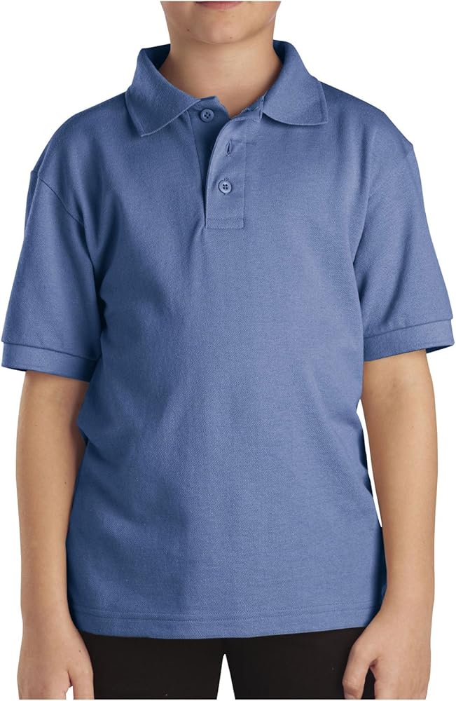 Dickies Boys' Short Sleeve Pique Polo