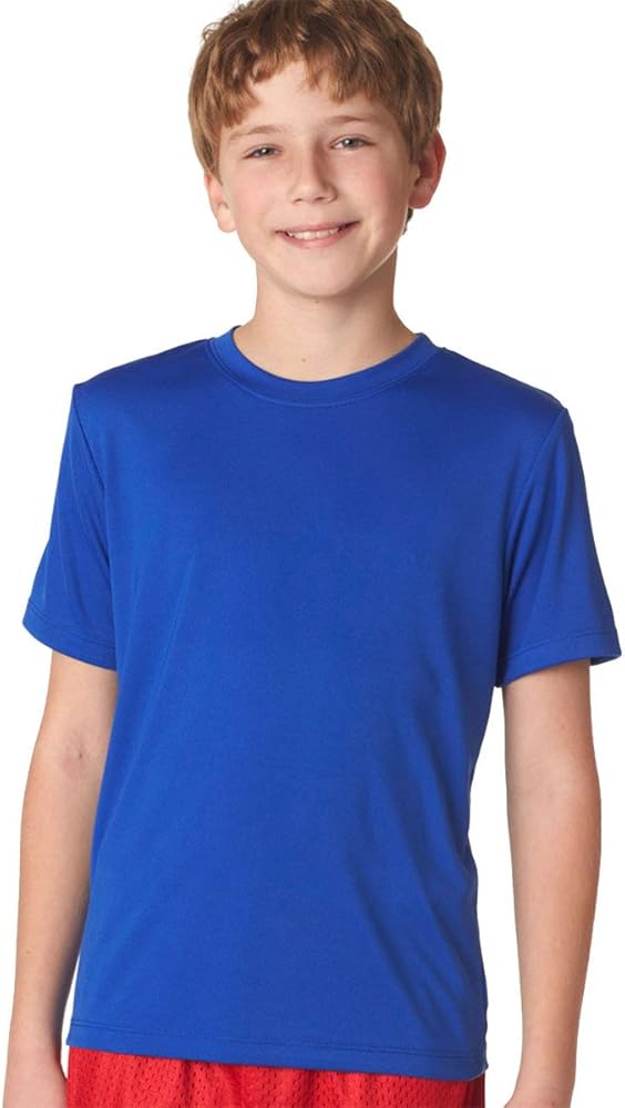 Hanes Boys 4 OZ Cool Dry Short Sleeve TEE (482Y)