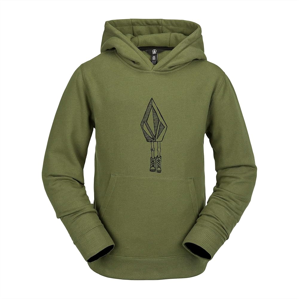 Volcom Boys' Hotlapper Pullover Hooded Riding Fleece