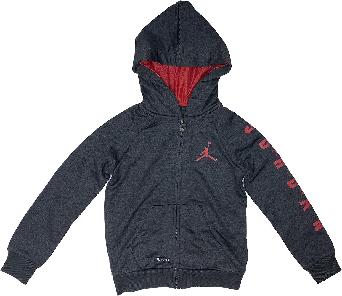 Jordan Little Boys Full Zip Logo Hoodie